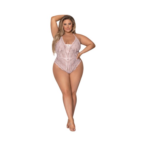 Magic Silk Seabreeze Blush Teddy for Queen Size