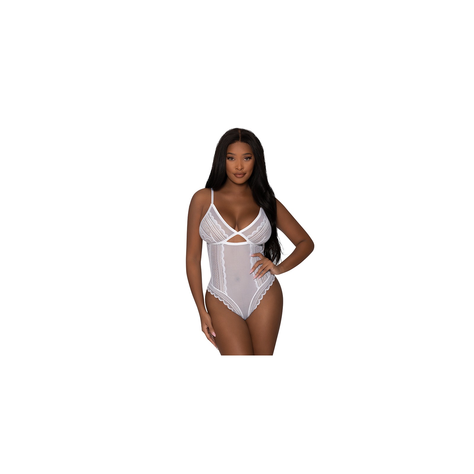 Magic Silk Modern Romance Cheeky Teddy White