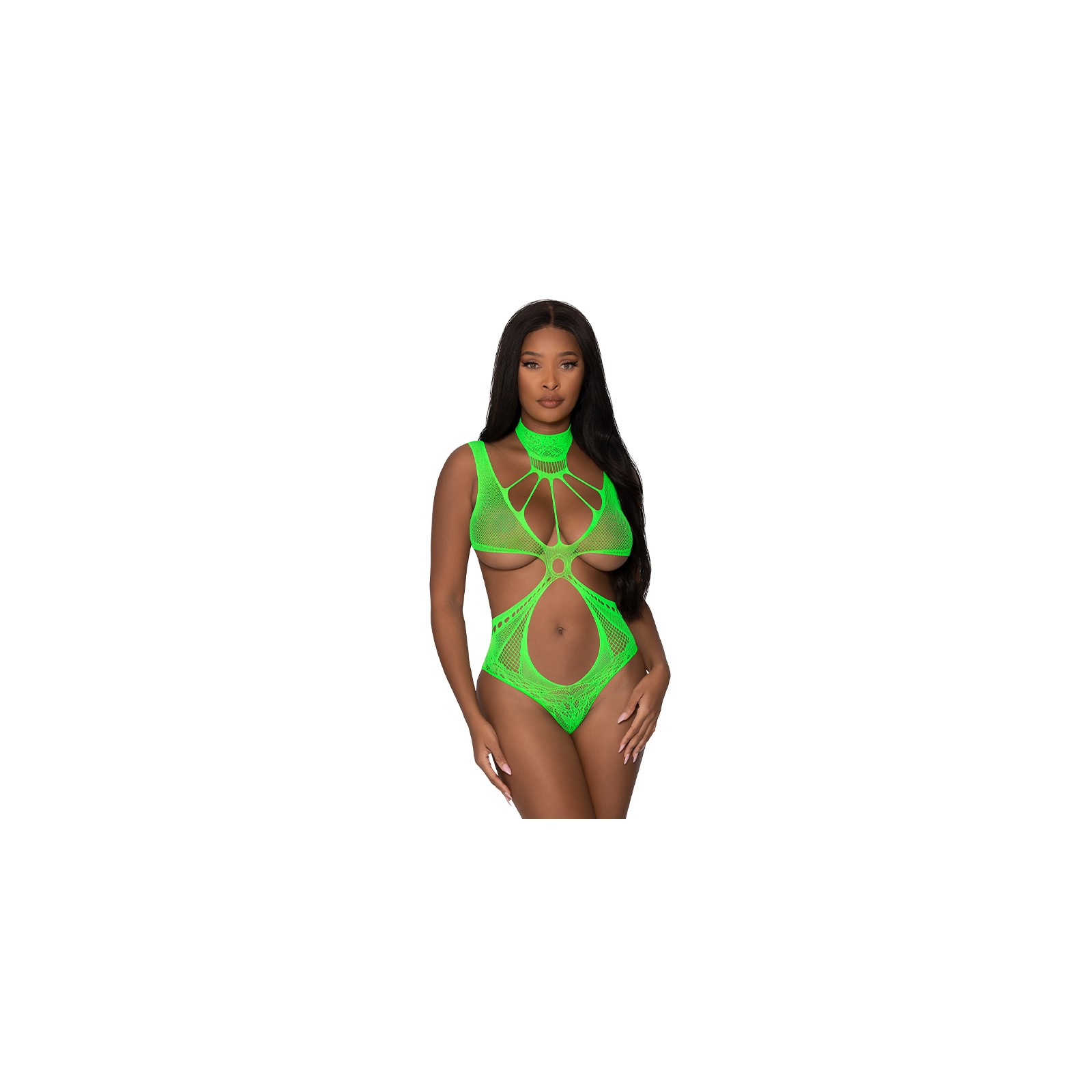 Magic Silk Seamless Teddy Lime for Alluring Style