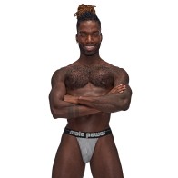 Male Power Sexagon Jockstrap con Anillo Grises