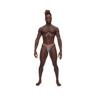 Male Power Casanova Boosting Thong Gray L/XL