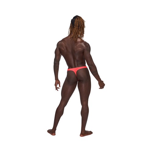 Male Power Bong Thong Barely There Coral S/M