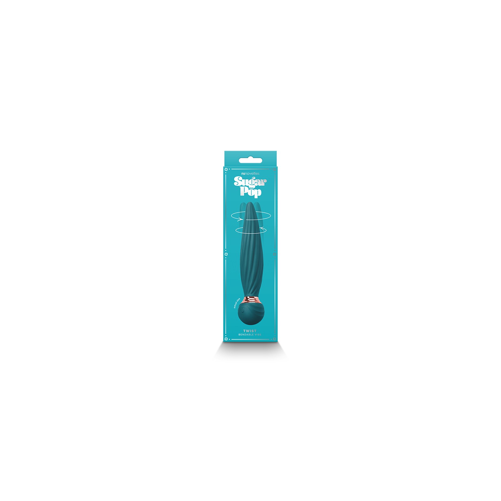 Sugar Pop Twist Vibrador Gyratorio Flexible Teal - Compra Online