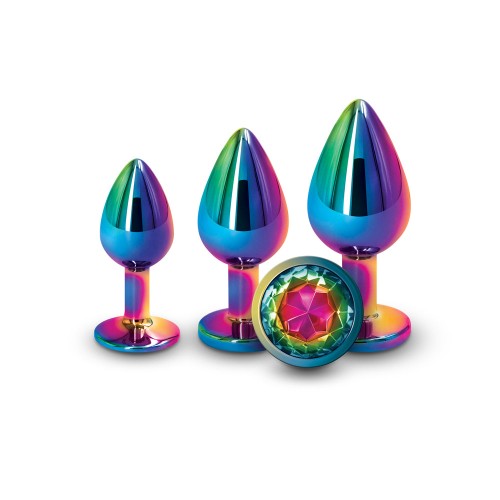 Kit de Plugs de Metal Rear Assets de 3 Piezas Multicolor/Rainbow