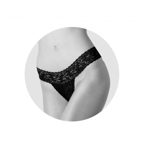 Love to Love Panty Secreto Vibrante Recargable con Control Remoto Onyx Negro