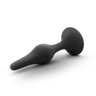 Platinum Silicone Large Black Anal Plug - Perfect for Beginners