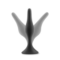 Small Black Platinum Silicone Beginner Anal Plug