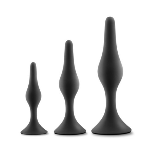 Platinum Silicone 3-Piece Beginner Anal Plug Kit