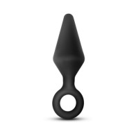 Anal Adventures Platinum Silicone Loop Plug - Secure Design