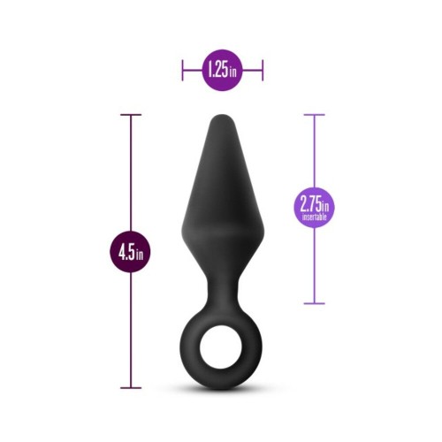 Anal Adventures Platinum Silicone Loop Plug - Secure Design