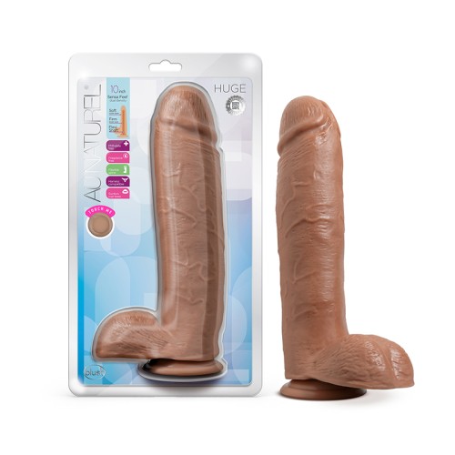 Dildo Au Naturel Huge de 10 in. Densidad Dual