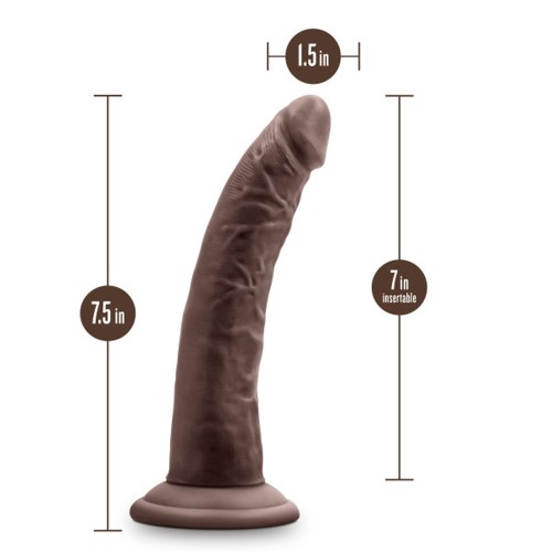 Au Naturel Jack Dildo de Doble Densidad de 7 in