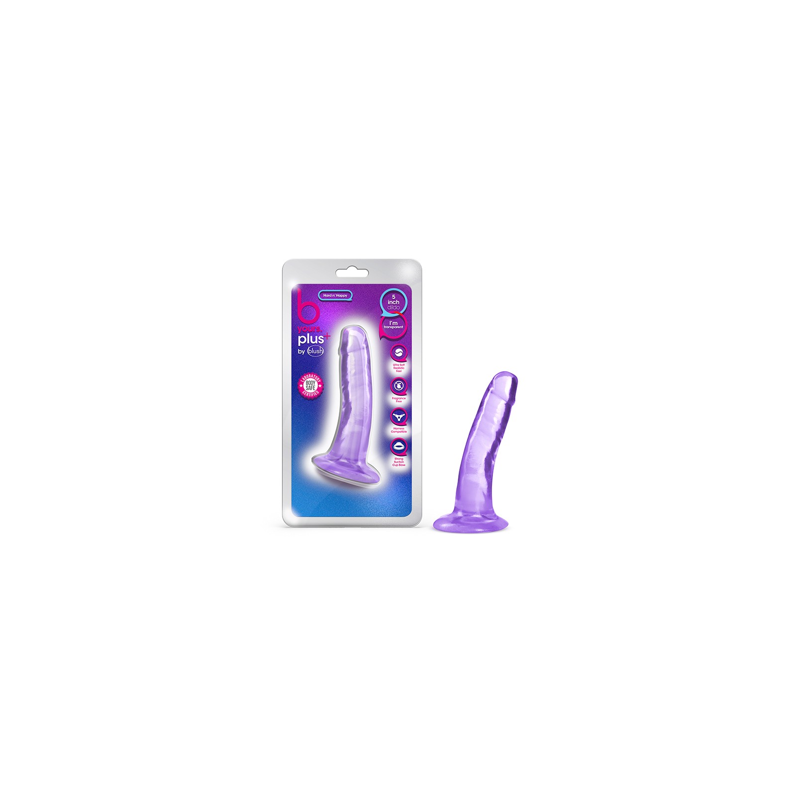 B Yours Plus Hard n' Happy Dildo - Realistic Pleasure for All