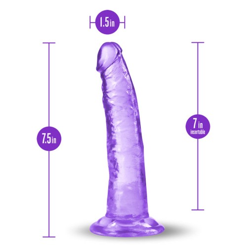 B Yours Plus Lust n' Thrust 7 in. Dildo Purple