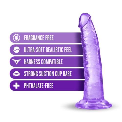 B Yours Plus Lust n' Thrust 7 in. Dildo Purple