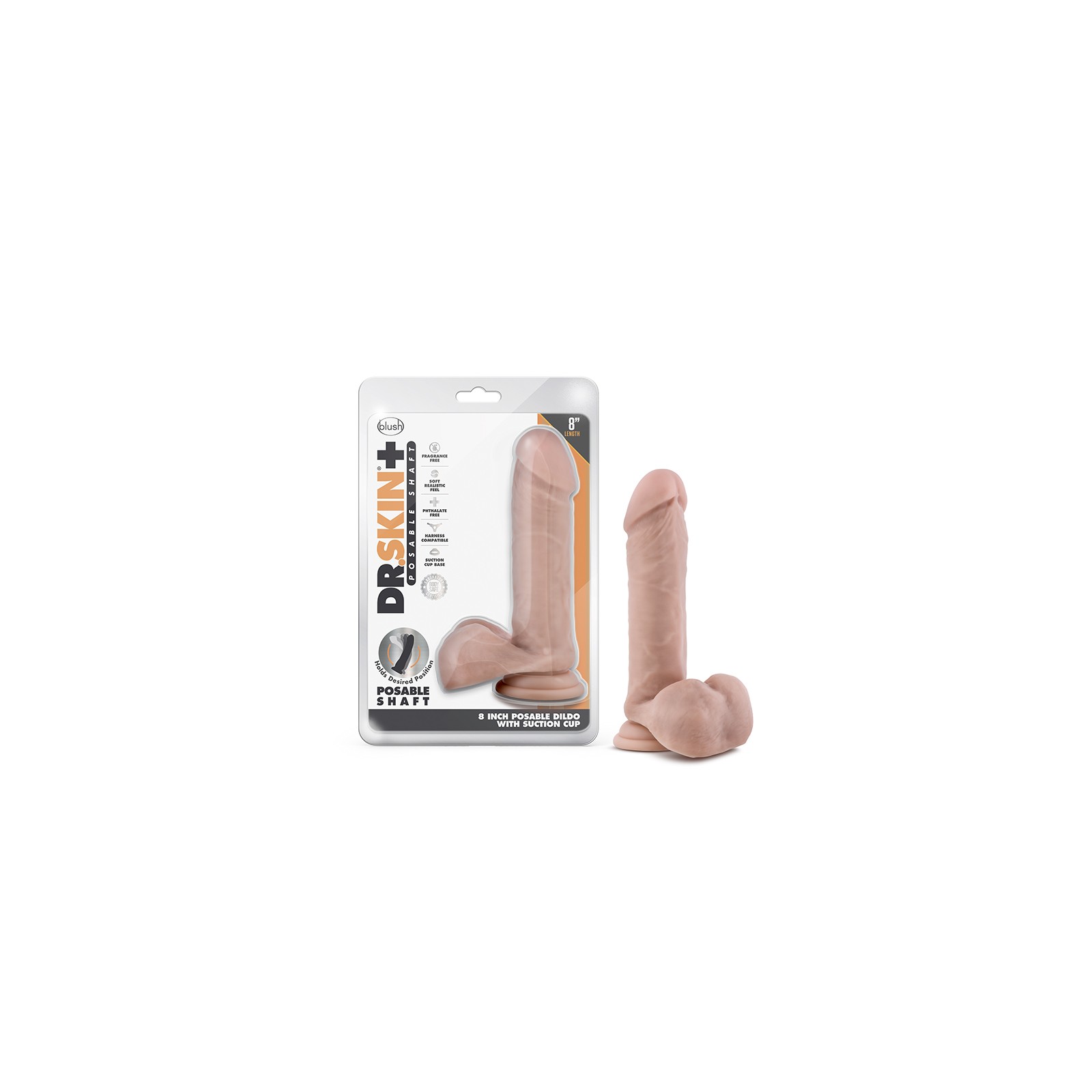 Dr. Skin Plus Realistic Posable Dildo