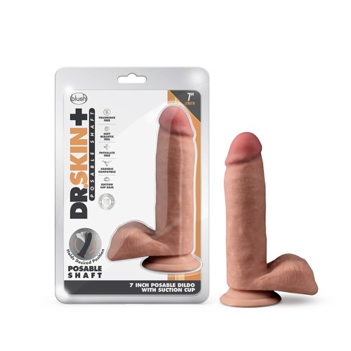 Dildo Realista Dr. Skin Plus de 7 in. con Bolas