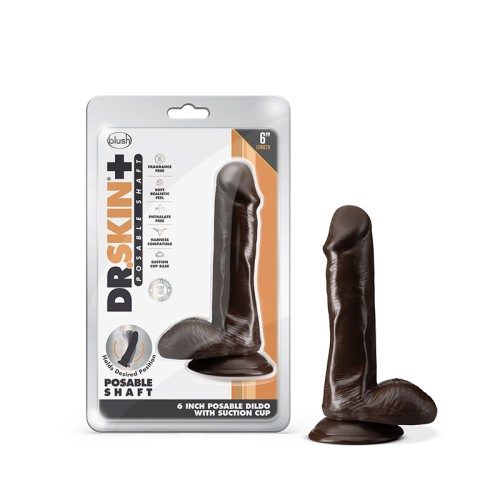 Dildo Realista de 6 Pulgadas Triple Densidad Dr. Skin Plus