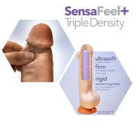 Dr. Skin Plus Dildo Realista Posable de 6 Pulgadas con Testículos Beige