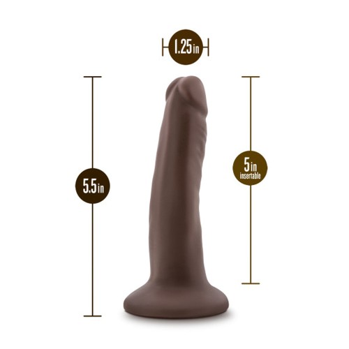 Dildo Realista Dr. Skin Plus de 5 in. Triple Densidad - Placer Premium