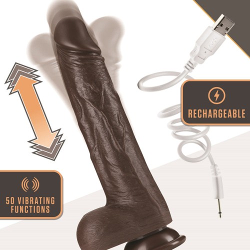 Dr. Skin Dr. Murphy 8 in. Thrusting Dildo