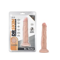 Dildo Realista Dr. Skin de 7 Pulgadas Dr. Carter Beige