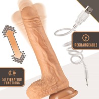 Dr. Skin Grey Remote-Controlled Dildo