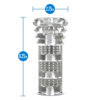 M para Hombres Stroker que Brilla en la Oscuridad Clear