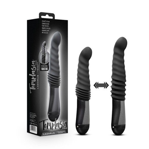 Temptasia Lazarus Silicone Thrusting Dildo 10 in Black