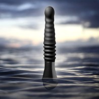 Dildo de Silicona Temptasia Lazarus 10 pulgadas Negro