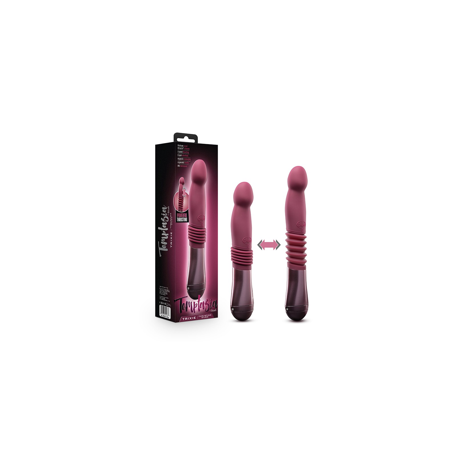 Temptasia Trixie Rechargeable Thrusting Dildo