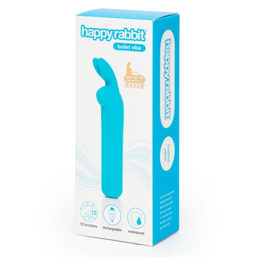 Happy Rabbit Silicone Bullet Vibrator Blue