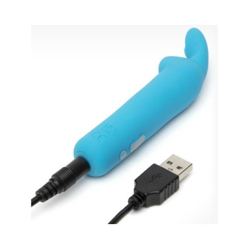 Happy Rabbit Silicone Bullet Vibrator Blue