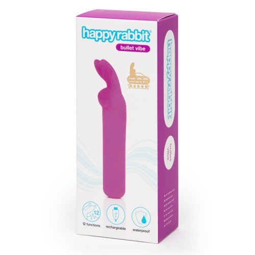 Happy Rabbit Purple Rechargeable Bullet Vibrator