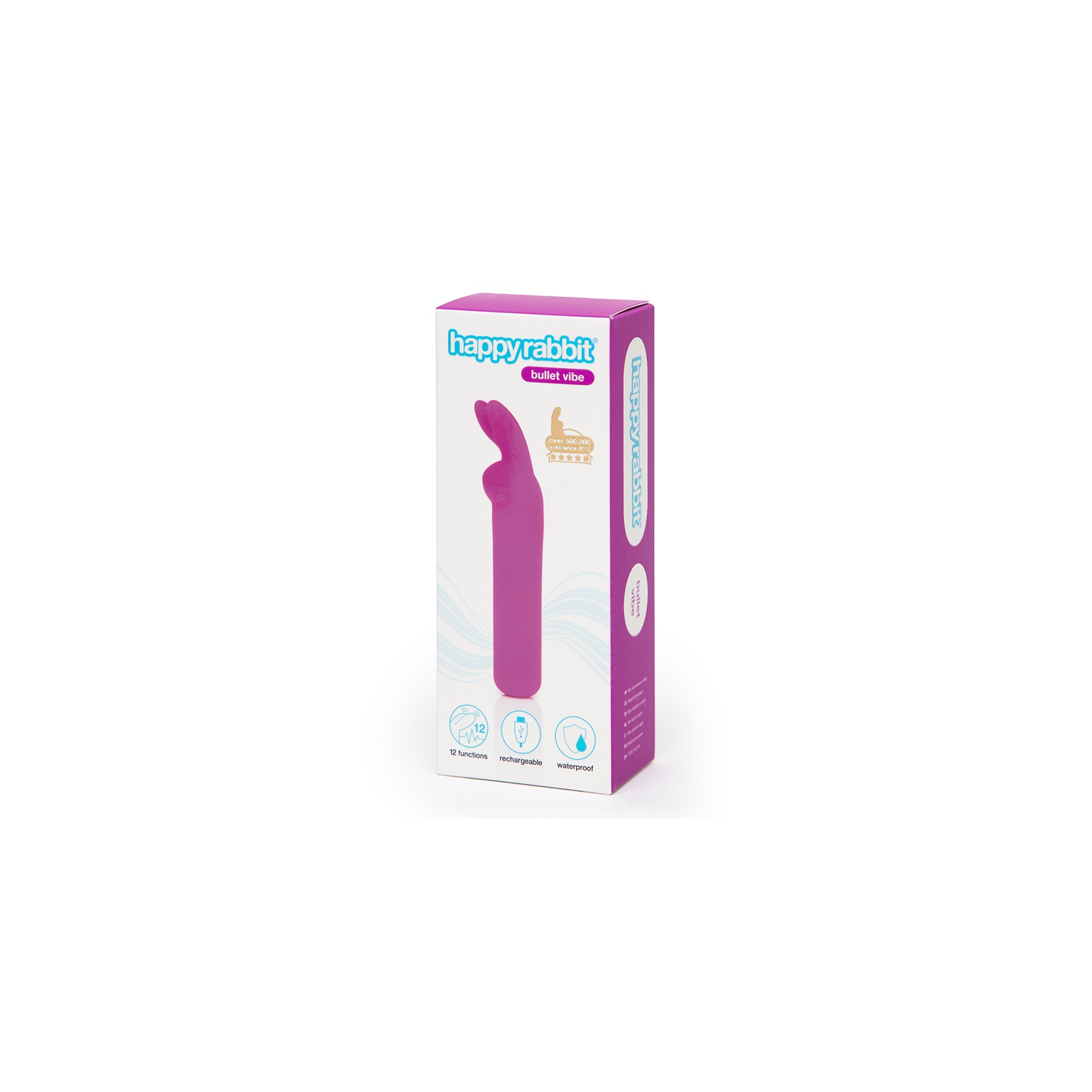 Happy Rabbit Purple Rechargeable Bullet Vibrator