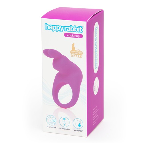 Happy Rabbit Rechargeable Cockring with Ears