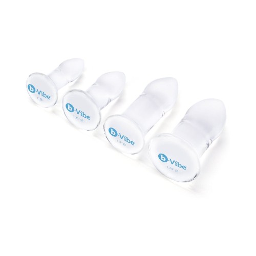 Set de Dilatadores Anales de Vidrio b-Vibe de 4 Piezas