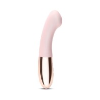 Le Wand Gee Rechargeable Silicone G-Spot Vibrator Rose Gold