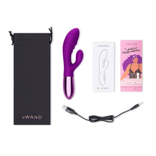 Le Wand Blend Rechargeable Double-Motor Vibrator Dark Cherry