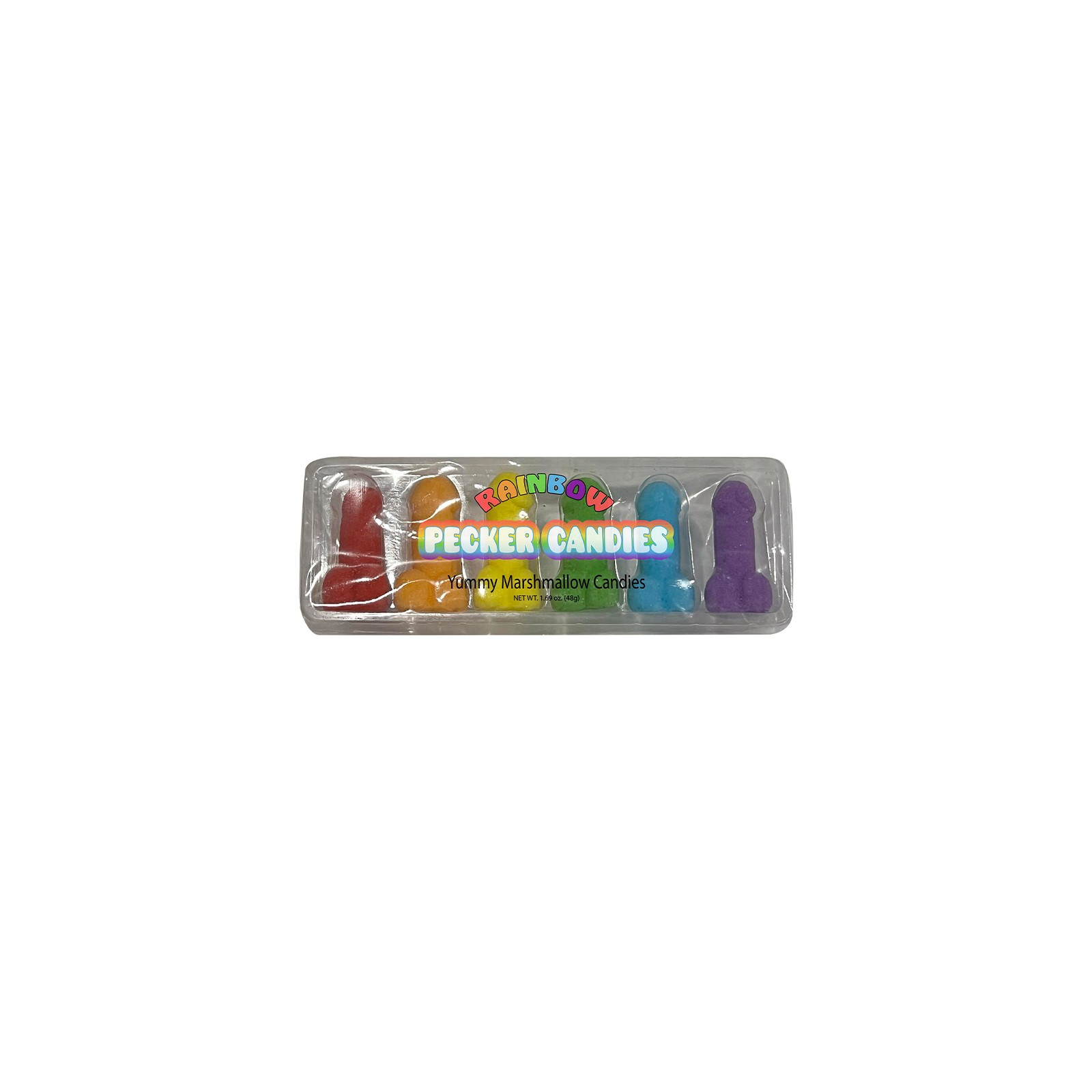 Rainbow Penis Marshmallow Candies - Fun Treat