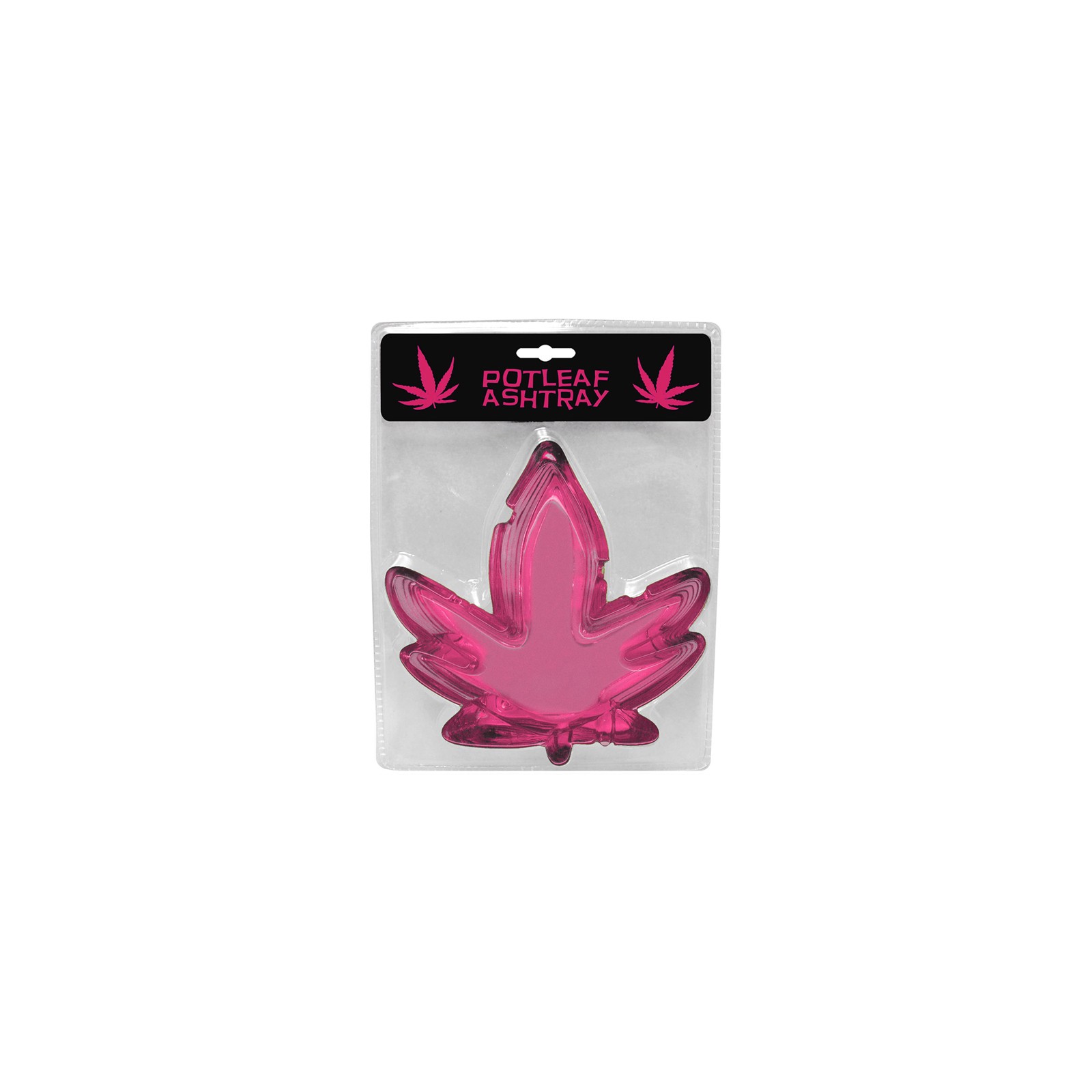 Pot Leaf Ashtray Pink