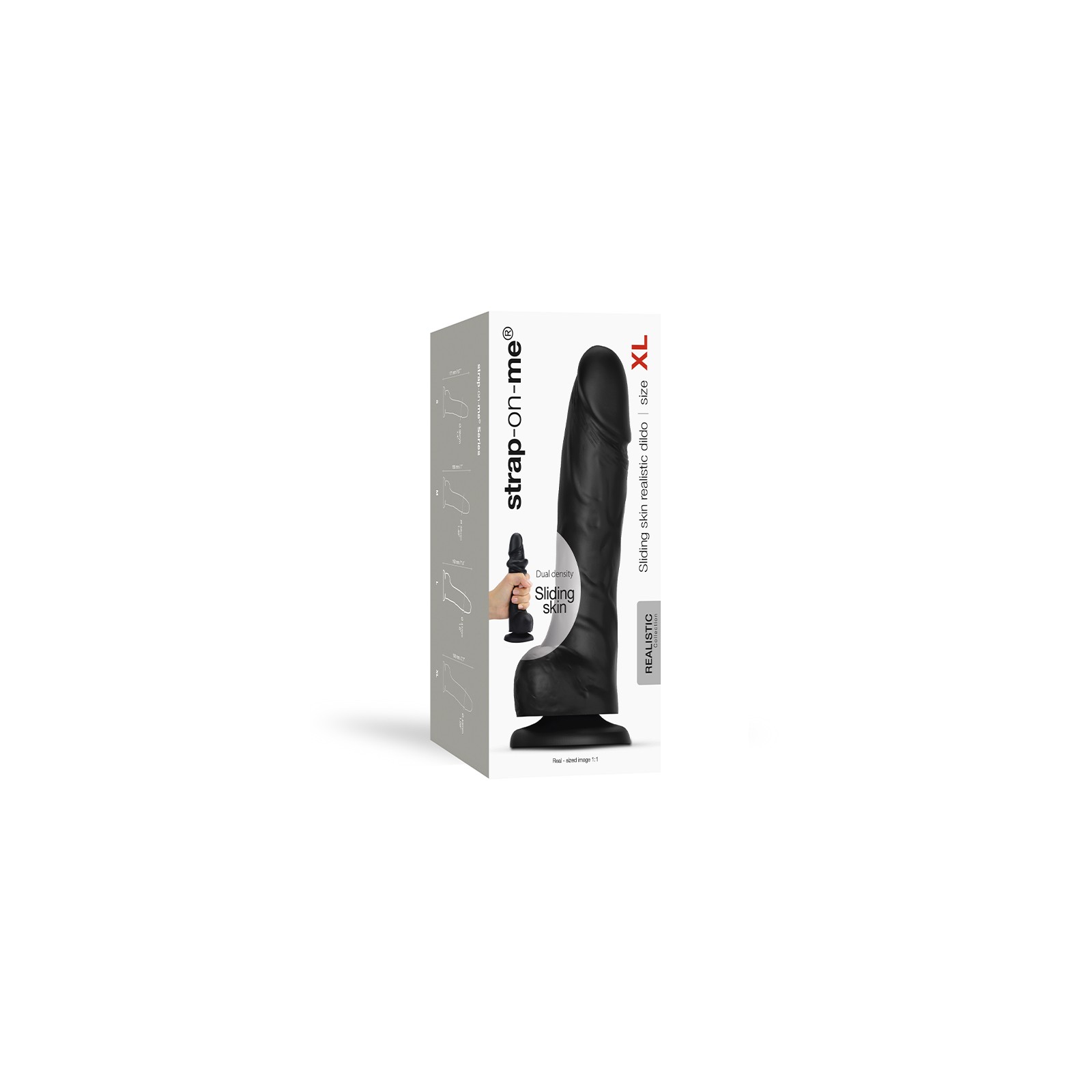 Dildo de Silicona Sliding Skin XL Strap-On-Me