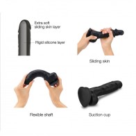 Strap-On-Me Sliding Skin Silicone Dildo XL