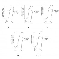 Dildo de Silicona Sliding Skin XL Strap-On-Me