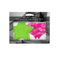 Neon Fantasy Pasties - Star & Heart