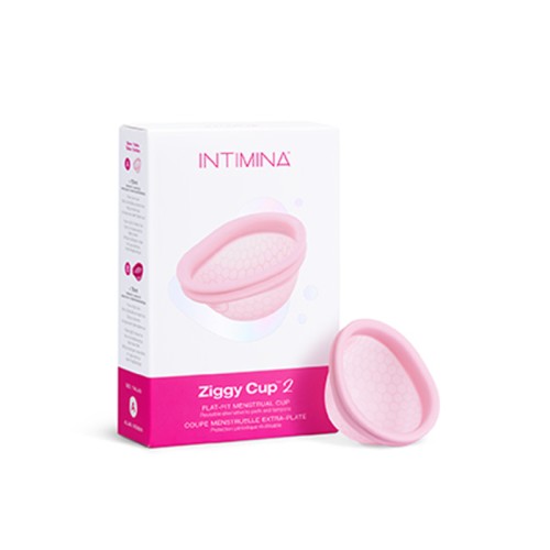 Copa Menstrual Ziggy 2 Flat-Fit Tamaño A INTIMINA