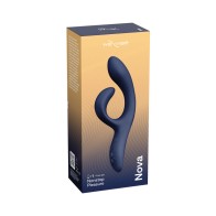 We-Vibe Nova 2 Rechargeable Flexible Silicone Rabbit Vibrator Midnight Blue