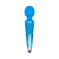 Nixie Rechargeable Wand Massager Blue Ombre Metallic