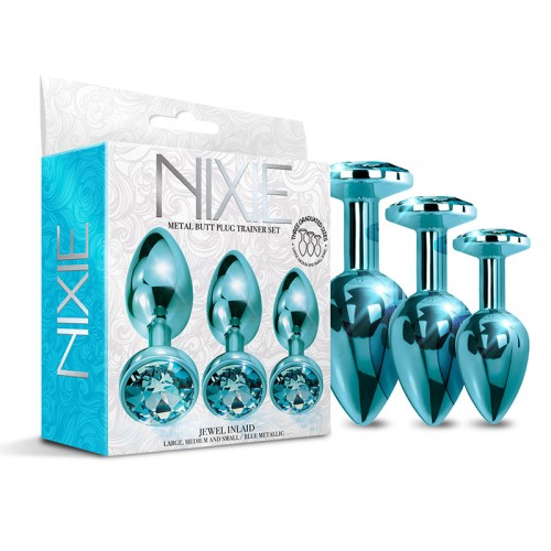 Set de Entrenamiento de Tapones Anales Metálicos Nixie 3 Piezas