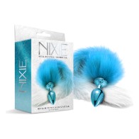 Nixie Metal Butt Plug with Ombre Tail